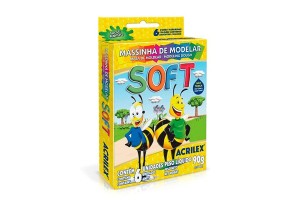 MASSA DE MODELAR ACRILEX SOFT 90G
