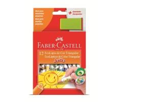 ECOLAPIS DE COR JUMBO FABER-CASTEL TRIANGULAR COM 12 104