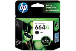 CARTUCHO ORIGINAL HP 664XL PRETO