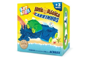 KIT AREIA MAGICA CARRINHOS 200G ACRILEX
