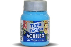 TINTA PARA TECIDO ACRILEX 37 ML AZUL CELESTE