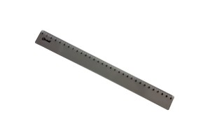 REGUA PLASTICA 30 CM ACRINIL FUME