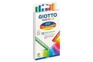 GIZ PASTEL OLEOSO GIOTTO OLIO MAXI 12 CORES
