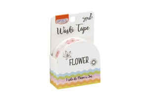 FITA DECORATIVA WASHI TAPE 15MMX3M FLOWER
