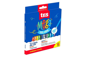 LAPIS DE COR TRIS MEGA SOFT JUMBO 12 CORES