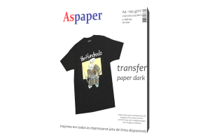 PAPEL TRANSFER INK JET DARK 210X297MM 5 FLS