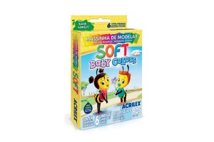 MASSA DE MODELAR ACRILEX SOFT BABY CLORS 90G
