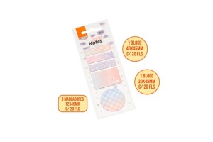 MARCADOR DE PAG. SMART NOTES TEXTURES BRW